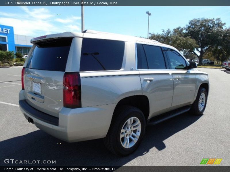 Champagne Silver Metallic / Cocoa/Dune 2015 Chevrolet Tahoe LS