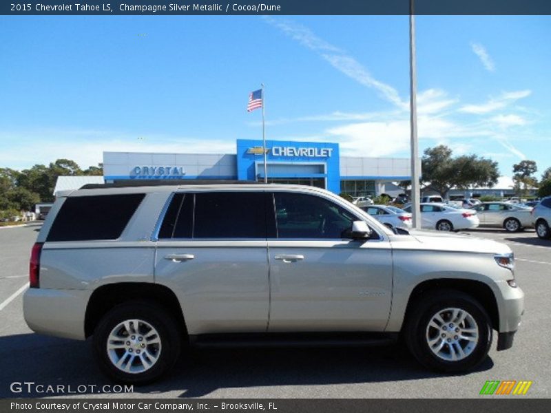 Champagne Silver Metallic / Cocoa/Dune 2015 Chevrolet Tahoe LS