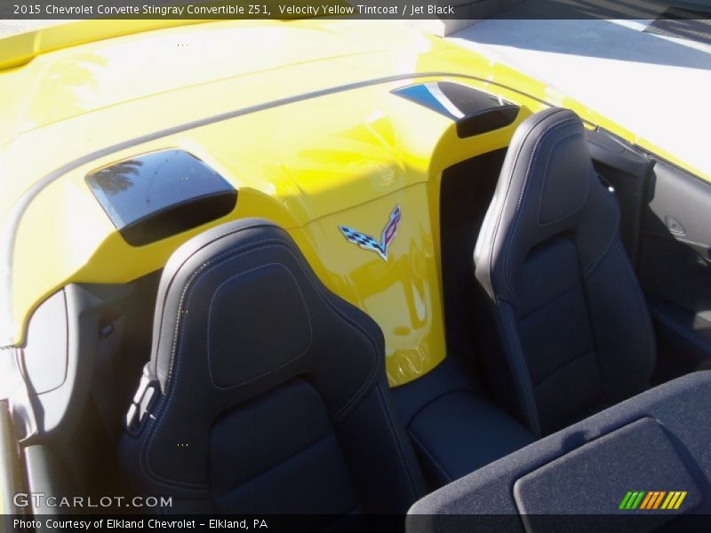 Velocity Yellow Tintcoat / Jet Black 2015 Chevrolet Corvette Stingray Convertible Z51