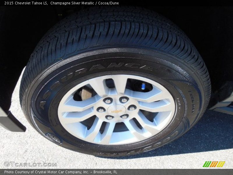 Champagne Silver Metallic / Cocoa/Dune 2015 Chevrolet Tahoe LS