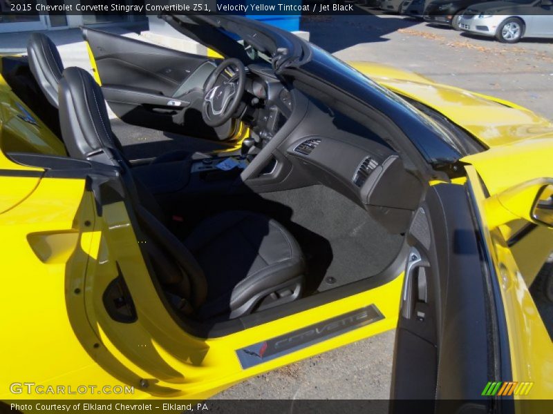 Velocity Yellow Tintcoat / Jet Black 2015 Chevrolet Corvette Stingray Convertible Z51
