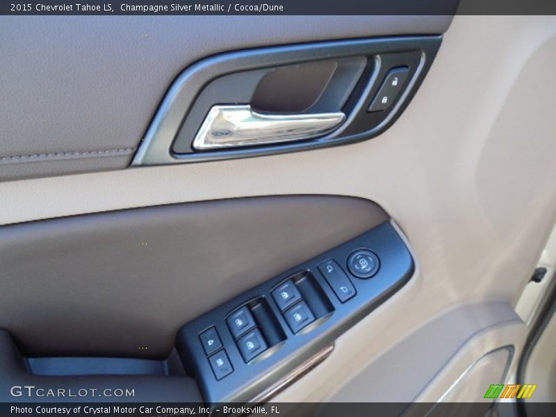 Champagne Silver Metallic / Cocoa/Dune 2015 Chevrolet Tahoe LS