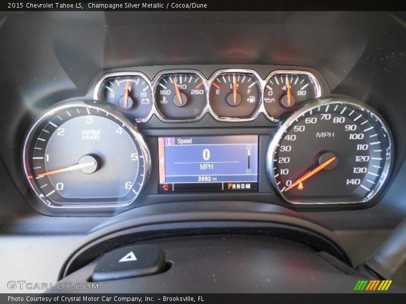 Champagne Silver Metallic / Cocoa/Dune 2015 Chevrolet Tahoe LS