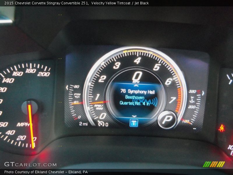  2015 Corvette Stingray Convertible Z51 Stingray Convertible Z51 Gauges