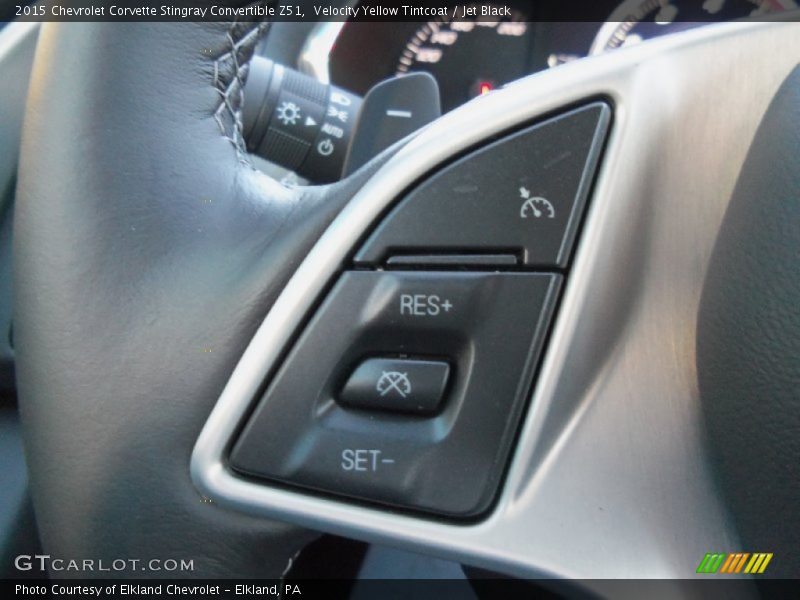 Controls of 2015 Corvette Stingray Convertible Z51