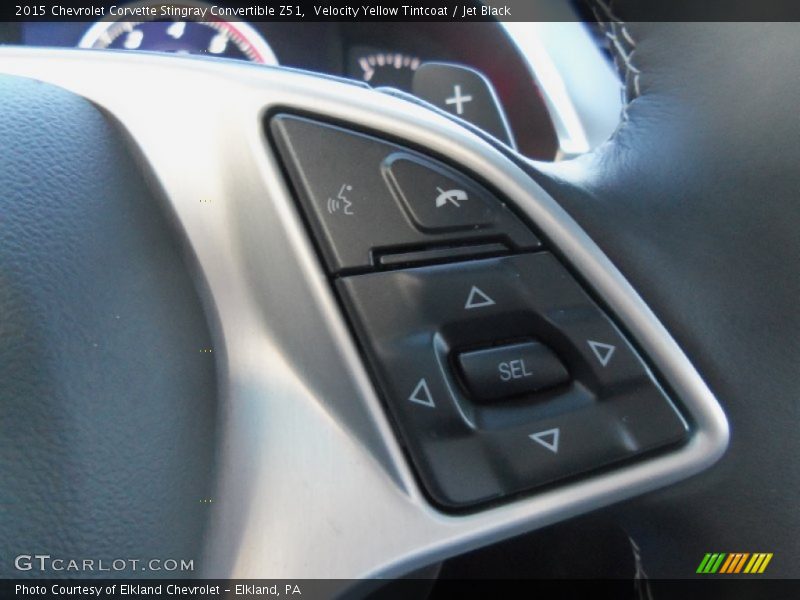 Controls of 2015 Corvette Stingray Convertible Z51
