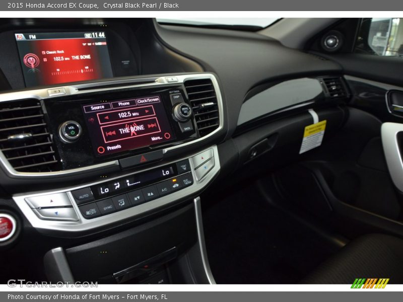 Controls of 2015 Accord EX Coupe