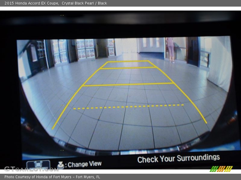 Crystal Black Pearl / Black 2015 Honda Accord EX Coupe
