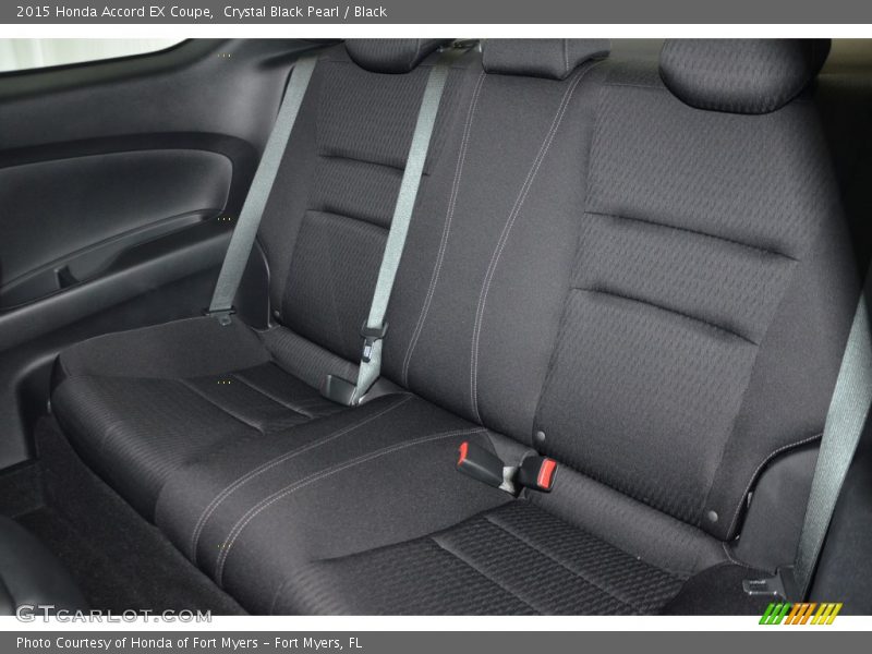 Rear Seat of 2015 Accord EX Coupe