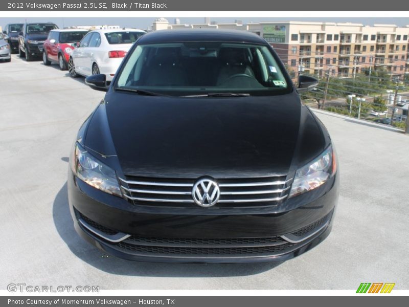 Black / Titan Black 2012 Volkswagen Passat 2.5L SE