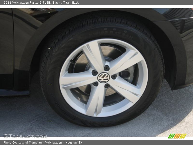 Black / Titan Black 2012 Volkswagen Passat 2.5L SE