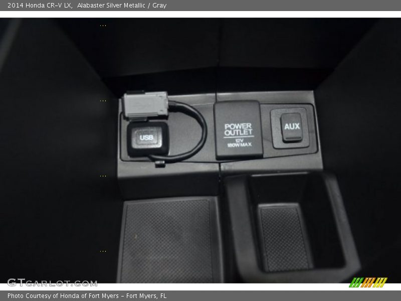Alabaster Silver Metallic / Gray 2014 Honda CR-V LX