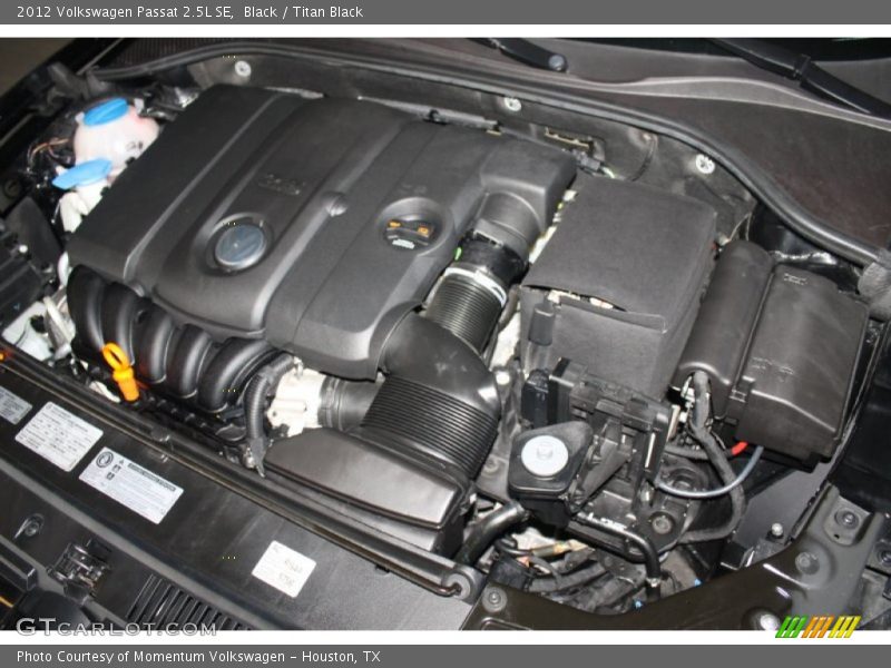 Black / Titan Black 2012 Volkswagen Passat 2.5L SE