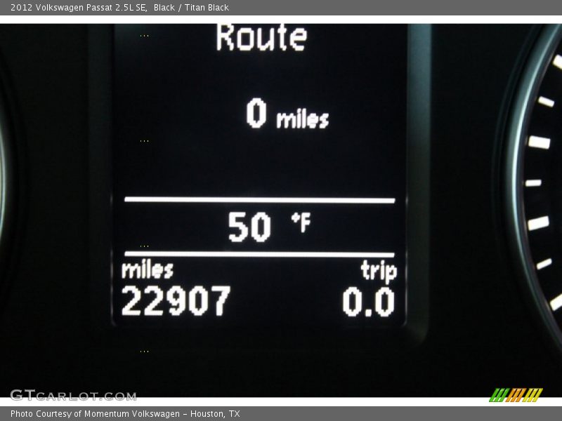 Black / Titan Black 2012 Volkswagen Passat 2.5L SE