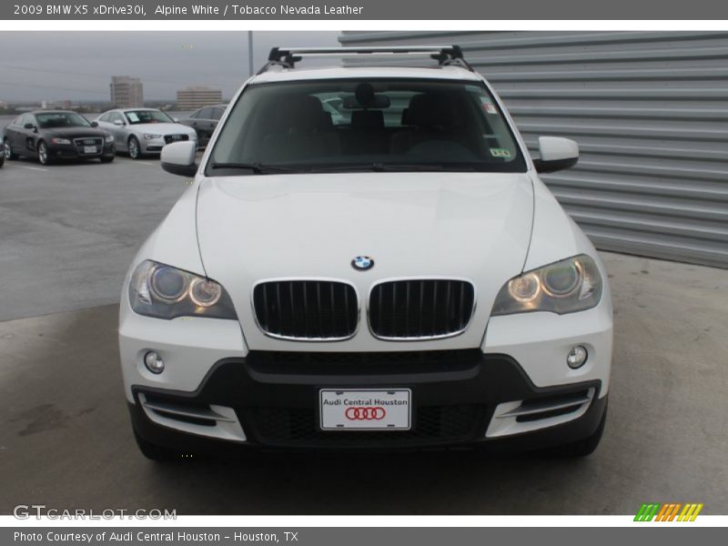 Alpine White / Tobacco Nevada Leather 2009 BMW X5 xDrive30i