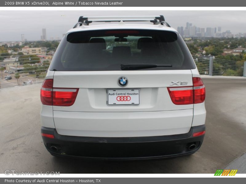 Alpine White / Tobacco Nevada Leather 2009 BMW X5 xDrive30i
