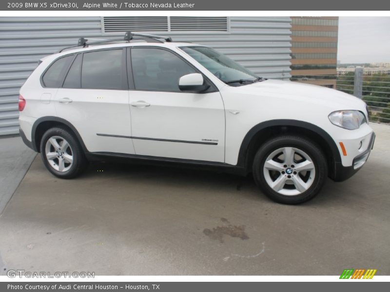 Alpine White / Tobacco Nevada Leather 2009 BMW X5 xDrive30i