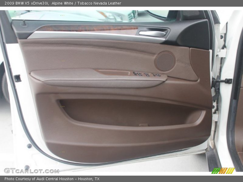 Alpine White / Tobacco Nevada Leather 2009 BMW X5 xDrive30i