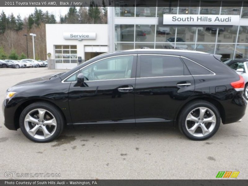 Black / Ivory 2011 Toyota Venza V6 AWD