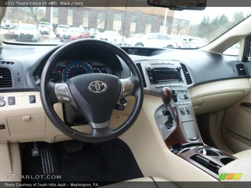 Black / Ivory 2011 Toyota Venza V6 AWD