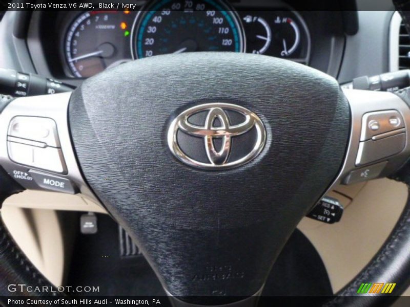 Black / Ivory 2011 Toyota Venza V6 AWD