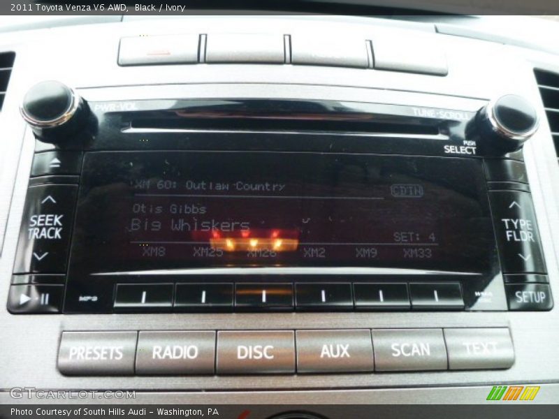 Black / Ivory 2011 Toyota Venza V6 AWD