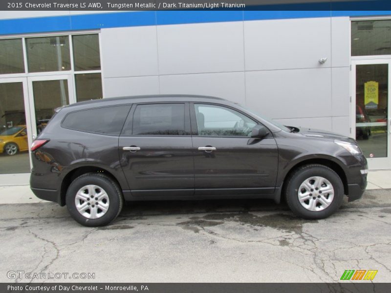 Tungsten Metallic / Dark Titanium/Light Titanium 2015 Chevrolet Traverse LS AWD