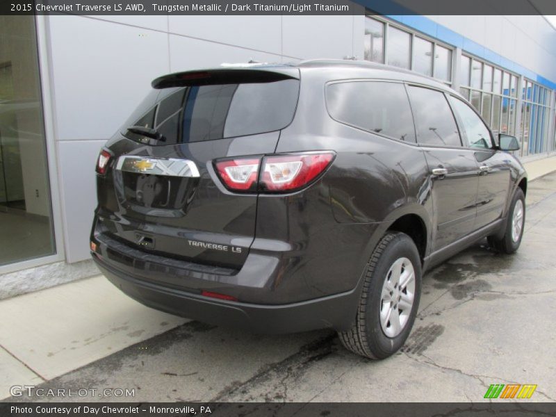 Tungsten Metallic / Dark Titanium/Light Titanium 2015 Chevrolet Traverse LS AWD