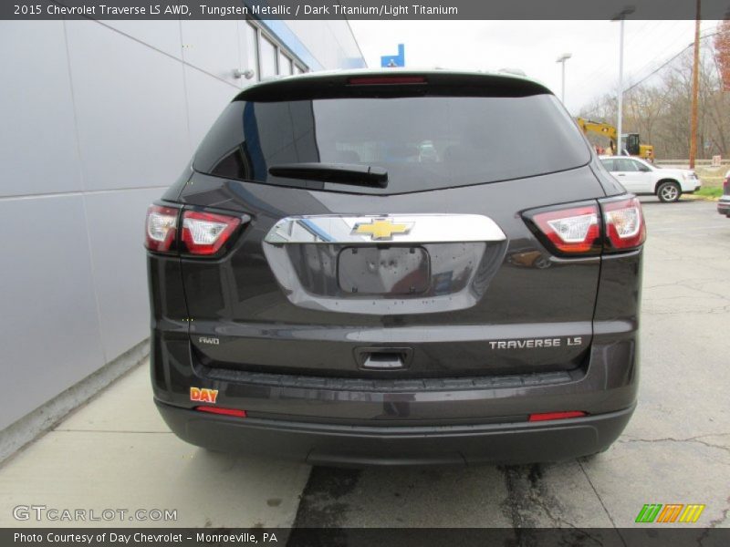 Tungsten Metallic / Dark Titanium/Light Titanium 2015 Chevrolet Traverse LS AWD