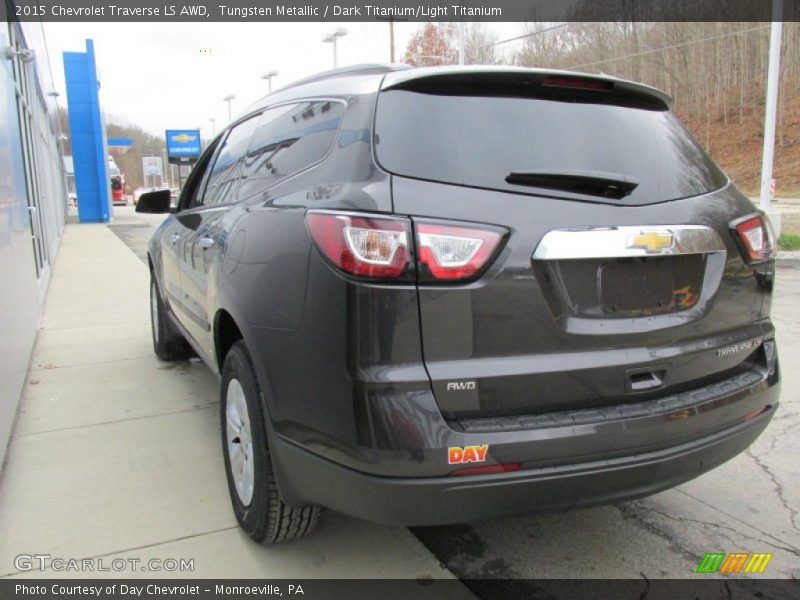 Tungsten Metallic / Dark Titanium/Light Titanium 2015 Chevrolet Traverse LS AWD
