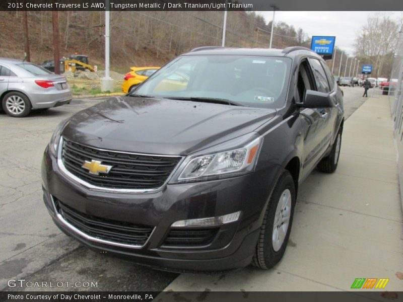 Tungsten Metallic / Dark Titanium/Light Titanium 2015 Chevrolet Traverse LS AWD