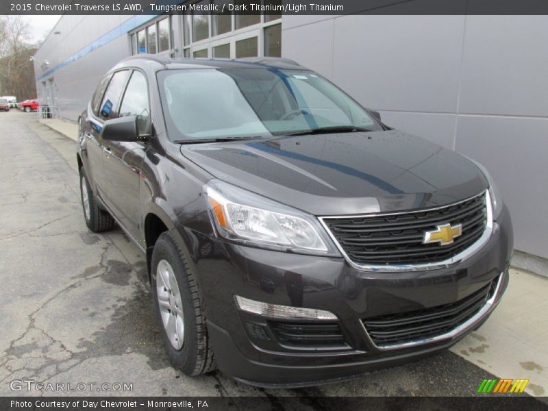 Tungsten Metallic / Dark Titanium/Light Titanium 2015 Chevrolet Traverse LS AWD