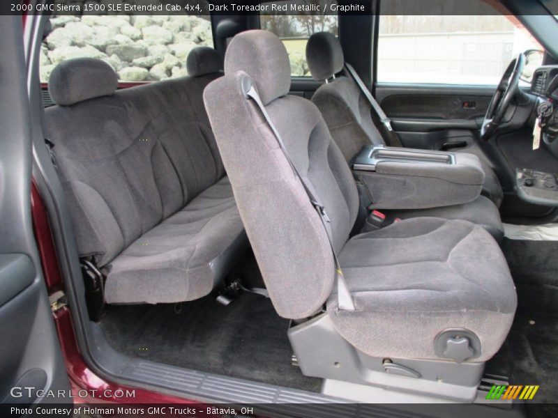 Dark Toreador Red Metallic / Graphite 2000 GMC Sierra 1500 SLE Extended Cab 4x4