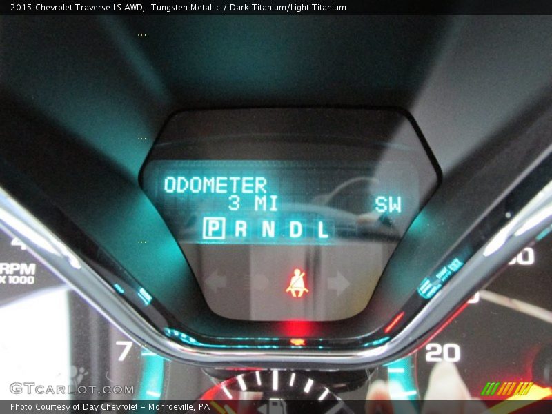 Tungsten Metallic / Dark Titanium/Light Titanium 2015 Chevrolet Traverse LS AWD
