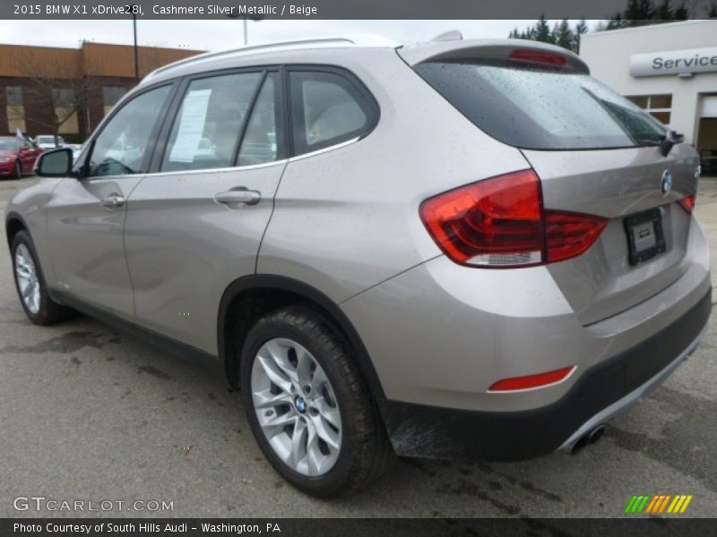 Cashmere Silver Metallic / Beige 2015 BMW X1 xDrive28i