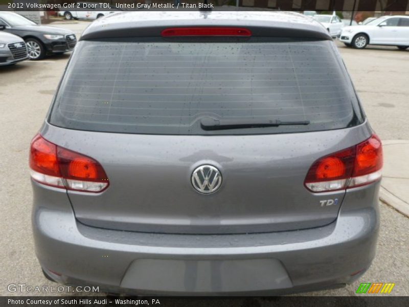 United Gray Metallic / Titan Black 2012 Volkswagen Golf 2 Door TDI