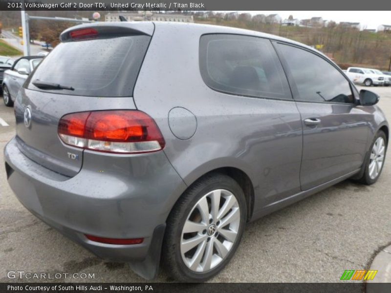 United Gray Metallic / Titan Black 2012 Volkswagen Golf 2 Door TDI