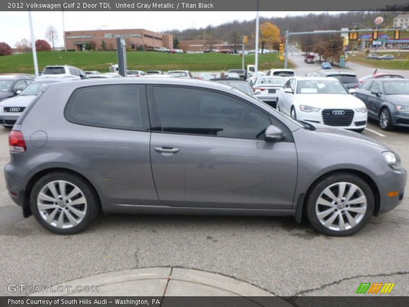 United Gray Metallic / Titan Black 2012 Volkswagen Golf 2 Door TDI
