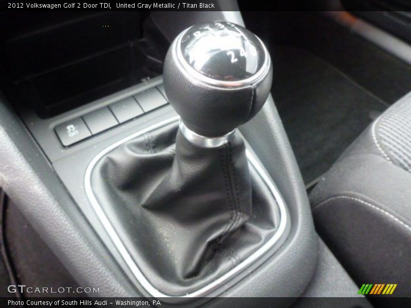 United Gray Metallic / Titan Black 2012 Volkswagen Golf 2 Door TDI