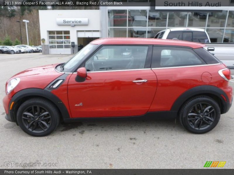 Blazing Red / Carbon Black 2013 Mini Cooper S Paceman ALL4 AWD