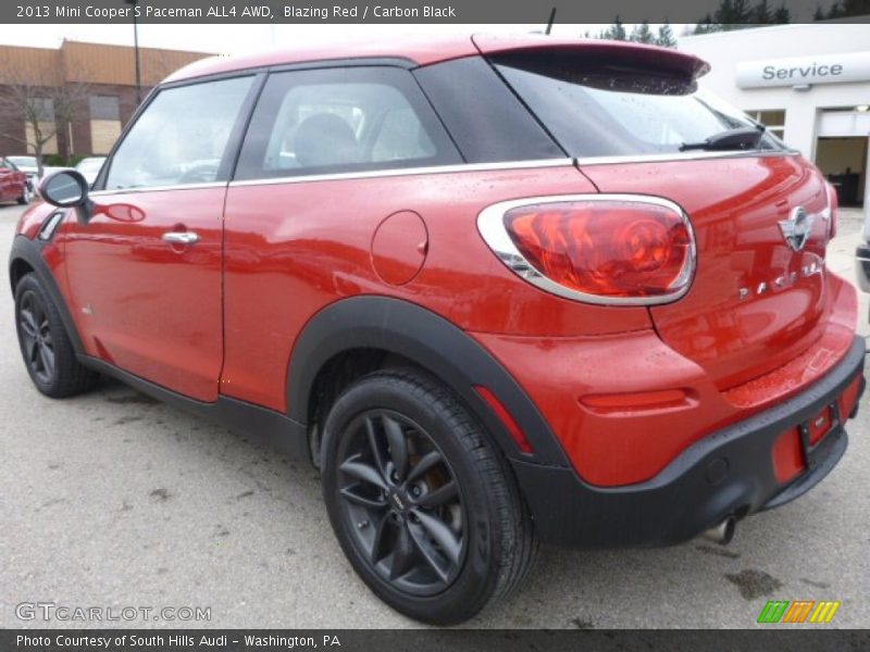 Blazing Red / Carbon Black 2013 Mini Cooper S Paceman ALL4 AWD