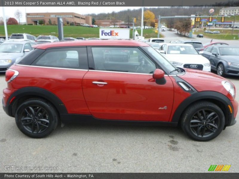 Blazing Red / Carbon Black 2013 Mini Cooper S Paceman ALL4 AWD