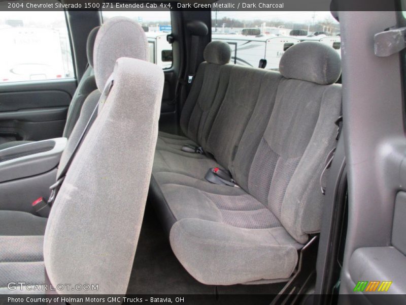 Dark Green Metallic / Dark Charcoal 2004 Chevrolet Silverado 1500 Z71 Extended Cab 4x4