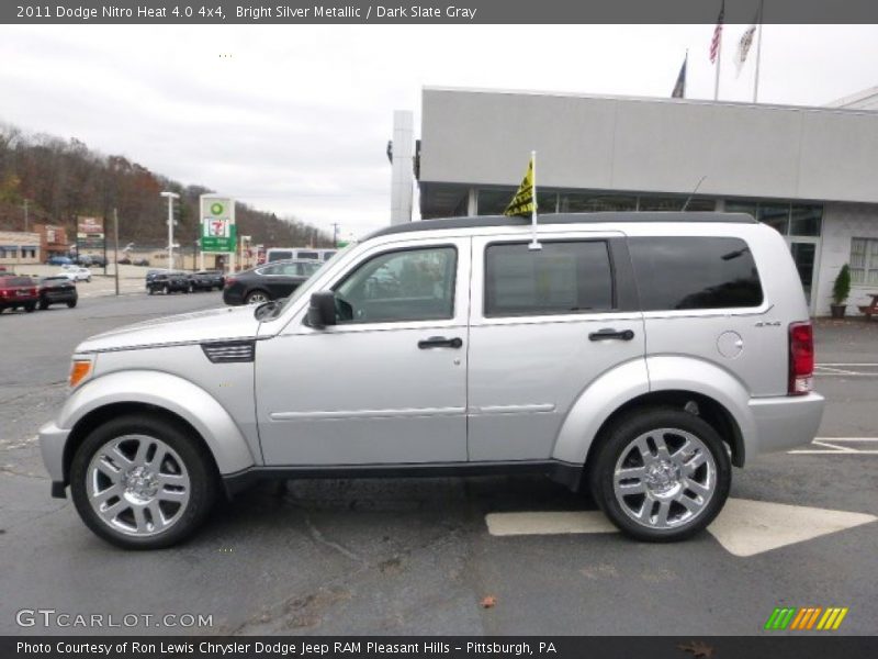 Bright Silver Metallic / Dark Slate Gray 2011 Dodge Nitro Heat 4.0 4x4