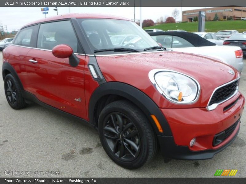 Front 3/4 View of 2013 Cooper S Paceman ALL4 AWD