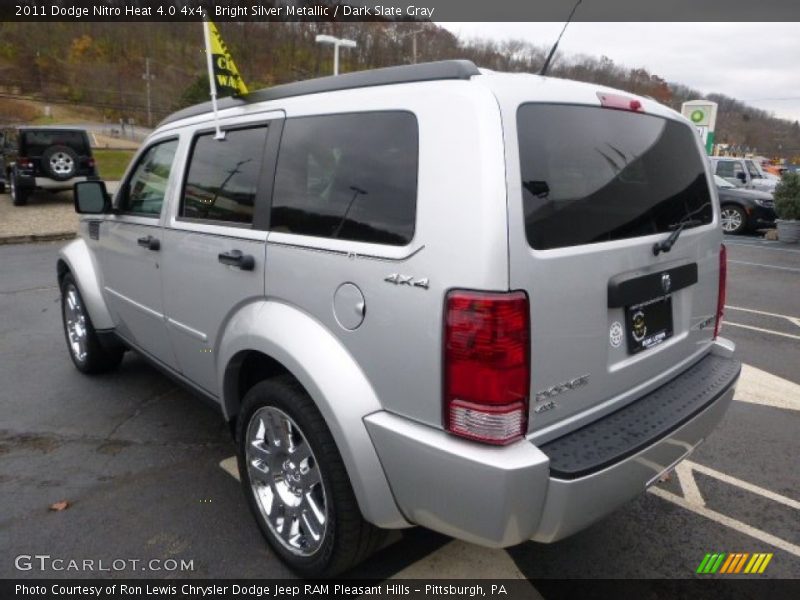 Bright Silver Metallic / Dark Slate Gray 2011 Dodge Nitro Heat 4.0 4x4