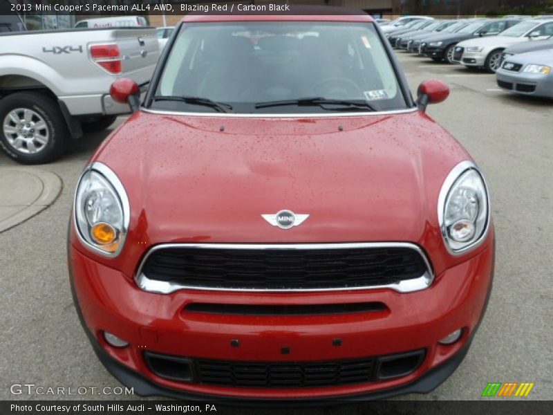 Blazing Red / Carbon Black 2013 Mini Cooper S Paceman ALL4 AWD