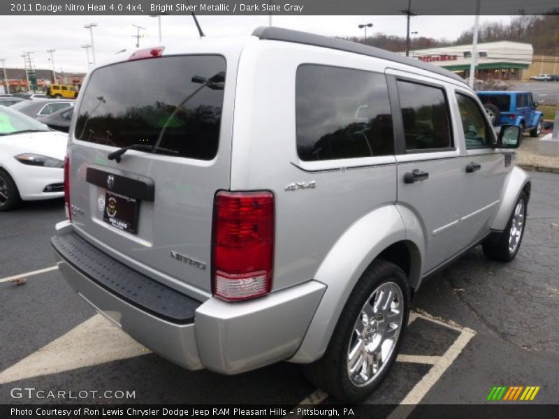 Bright Silver Metallic / Dark Slate Gray 2011 Dodge Nitro Heat 4.0 4x4