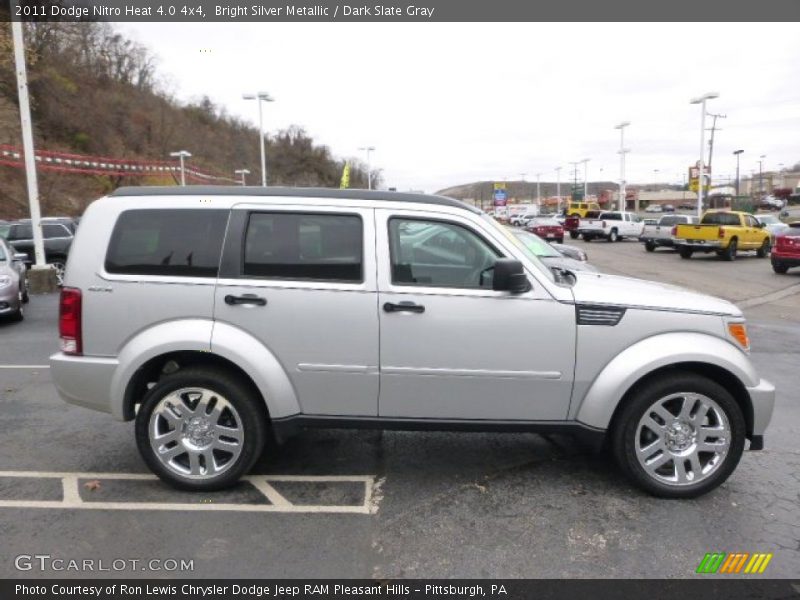 Bright Silver Metallic / Dark Slate Gray 2011 Dodge Nitro Heat 4.0 4x4