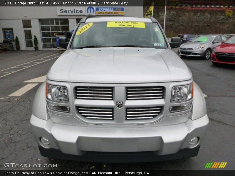 Bright Silver Metallic / Dark Slate Gray 2011 Dodge Nitro Heat 4.0 4x4